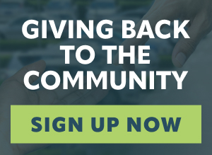 Giving Back To The Community Sticky